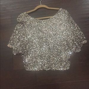 Vince Sequin top